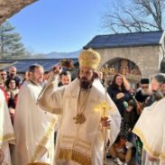 Владика Пајсије на Богојављење