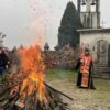 Vladika Pajsije osveštao badnjake na Obodu Crnojevića