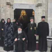 Митрополит Атанасије дочекао у Милешеви умировљеног Епископа Филарета