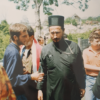 Slobo Stanišić sa Vladikom Atanasijem, selo Nadanići, kod Gacka, ratne 1992. godine o Ilindanu. Desno na slici pored vladike je sadašnji protojerej Strahinja Janjić, arhijerejski namjesnik Adelaidsko-Pertski