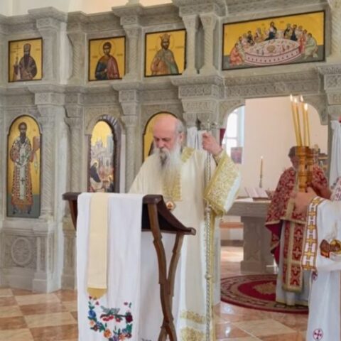 Владика Јован на Томину недјељу служио у манастиру Јасеновац