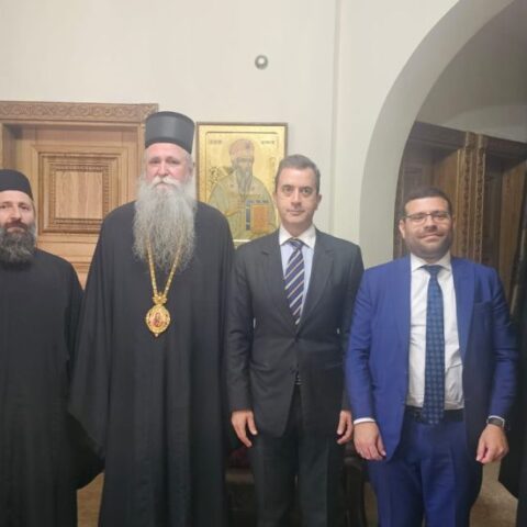 Митрополит Јоаникије примио амбасадора Републике Грчке