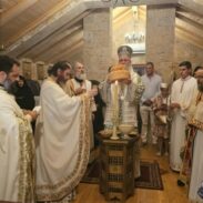 Митрополит Јоаникије у манастиру Дуљево