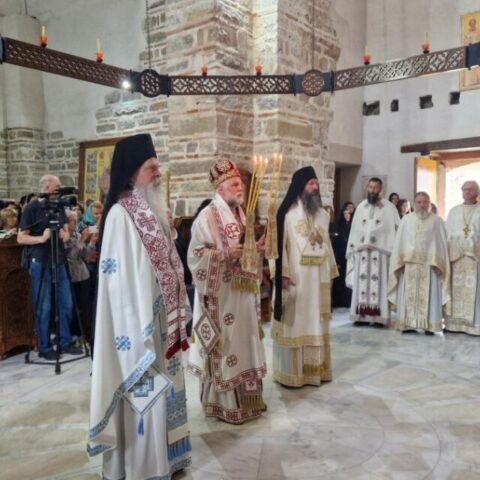 Празник преноса моштију Светог архиђакона Стефана прослављен у манастиру Бањска