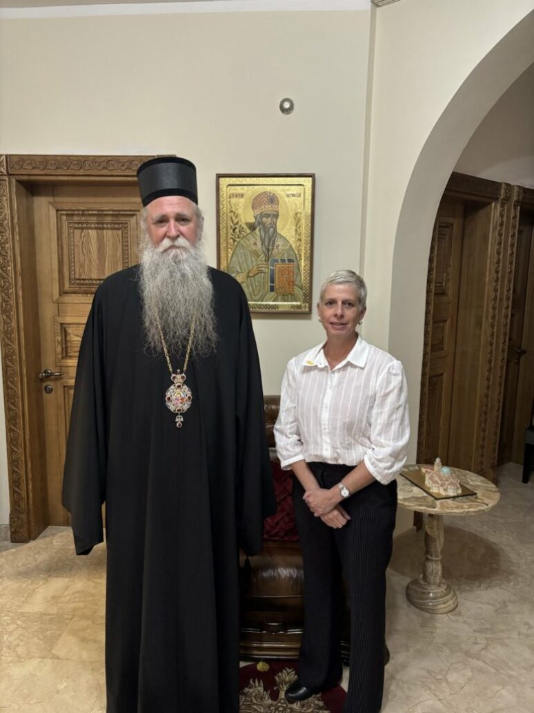 Сусрет Митрополита Јоаникија са Амбасадорком Израела Сусрет Митрополита са Амбасадорком Израела