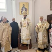 Поводом годишњице упокојења Патријарха Павла, Владика Пајсије служио у Кућанцима