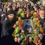 У манастир Тумане стигле мошти Светог Гаврила Грузијског