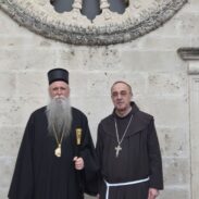 Сусрет Митрополита Јоаникија и Бискупа которског фра Младена Вукшића