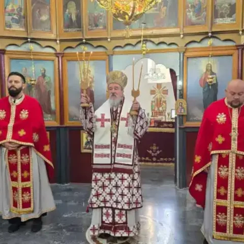 Mitropolit Atanasije na Veliki četvrtak služio u Sjenici