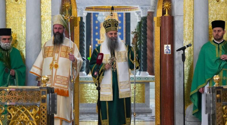 Патријарх Порфирије на Цвети: Господ нас позива на преображај и покајање Патријарх Порфирије на Цвети