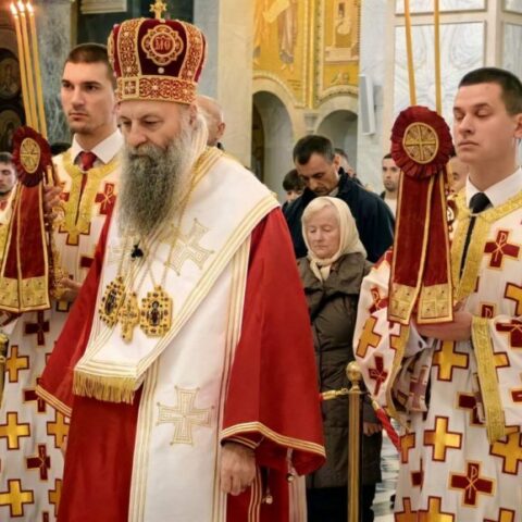 Патријарх Порфирије на Велики четвртак