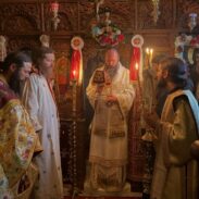 Владика Иларион началствовао богослужењем у келији Успења Пресвете Богородице у Кавсокаливији