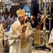 Владика Пајсије богослужио у Цркви Светог Спиридона на Крфу