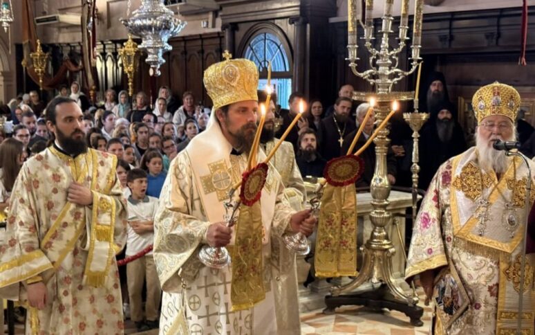 Владика Пајсије богослужио у Цркви Светог Спиридона на Крфу Владика Пајсије богослужио у Цркви Светог Спиридона на Крфу