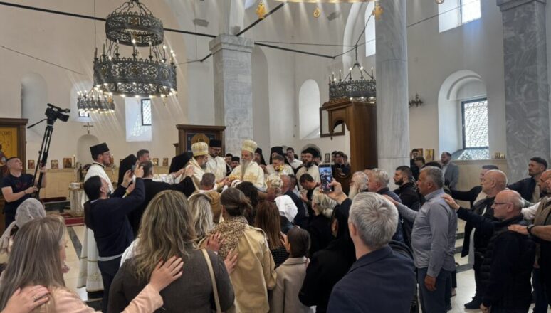 Прослављена храмовна слава Саборног храма Светог Георгија у Призрену и крсна слава Митрополита Теодосија призрен