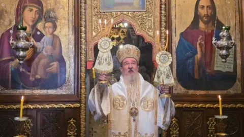 Mitropolit Atanasije bogoslužio u Manastiru Svete Trojice kod Pljevalja Mitropolit Atanasije bogoslužio u Manastiru Svete Trojice kod Pljevalja