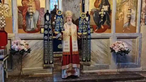 Митрополит Атанасије богослужио у Милешеви Митрополит Атанасије богослужио у Милешеви