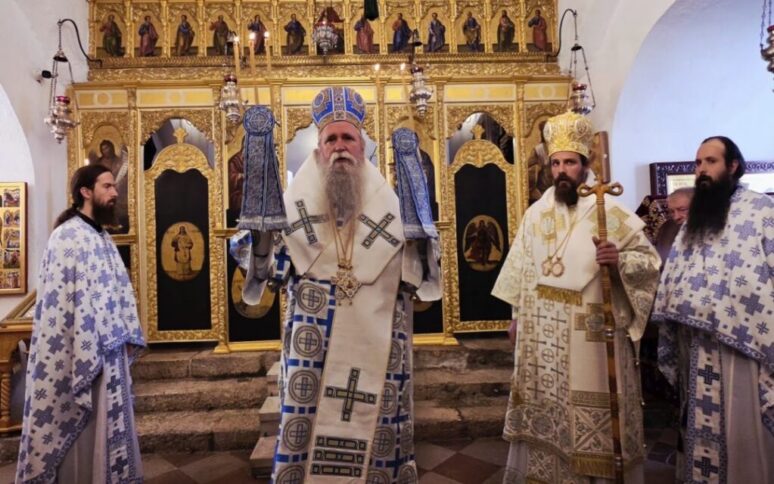 Митрополит Јоаникије и Владика Пајсије богослужили у Цетињском манастиру Митрополит Цетиње 1080x675