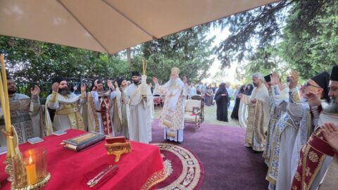 Митрополит Јоаникије у Дуљеву: Света мајка Ангелина блистави примјер вјере, трпљења и ношења животног крста Митрополит Јоаникије у Дуљеву