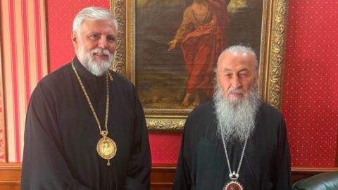 Посета Украјинској Православној Цркви Митрополита немачког Григорија Mitropolit Grigorije Ukrajina E1786123673652 980x551