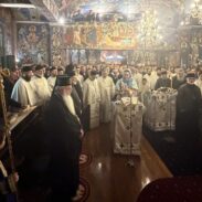 Величанствени дочек Патријарха Порфирија у Саборном храму Светог Георгија у Кабрамати